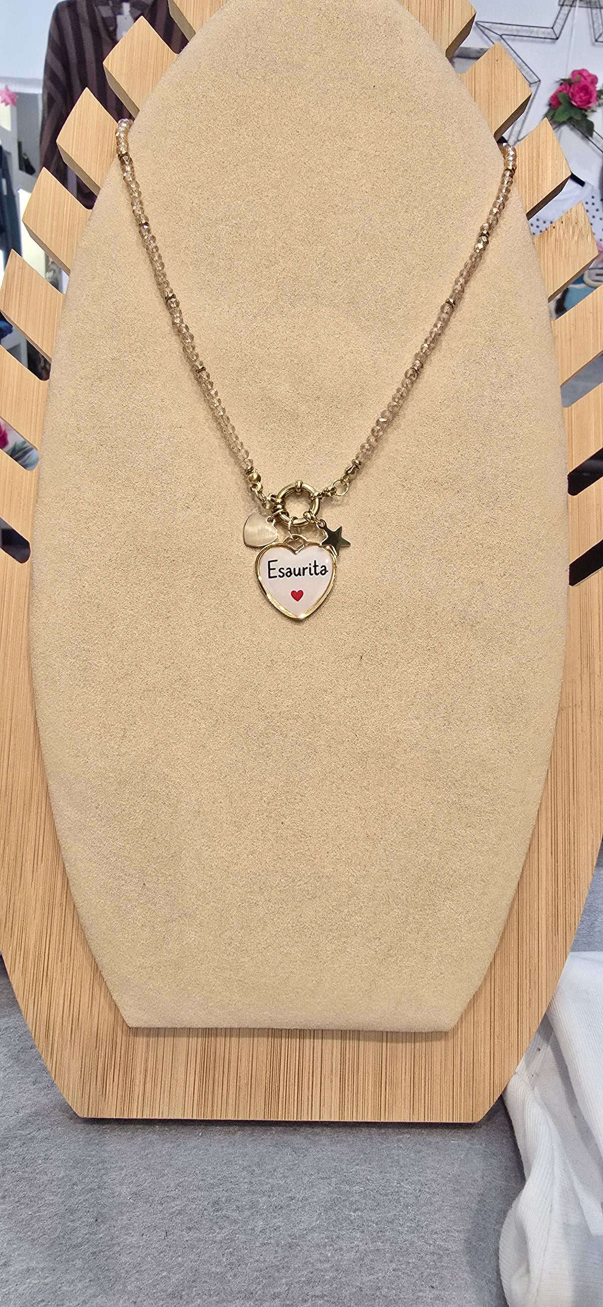 # Collana MOOD pallini champagne ESAURITA