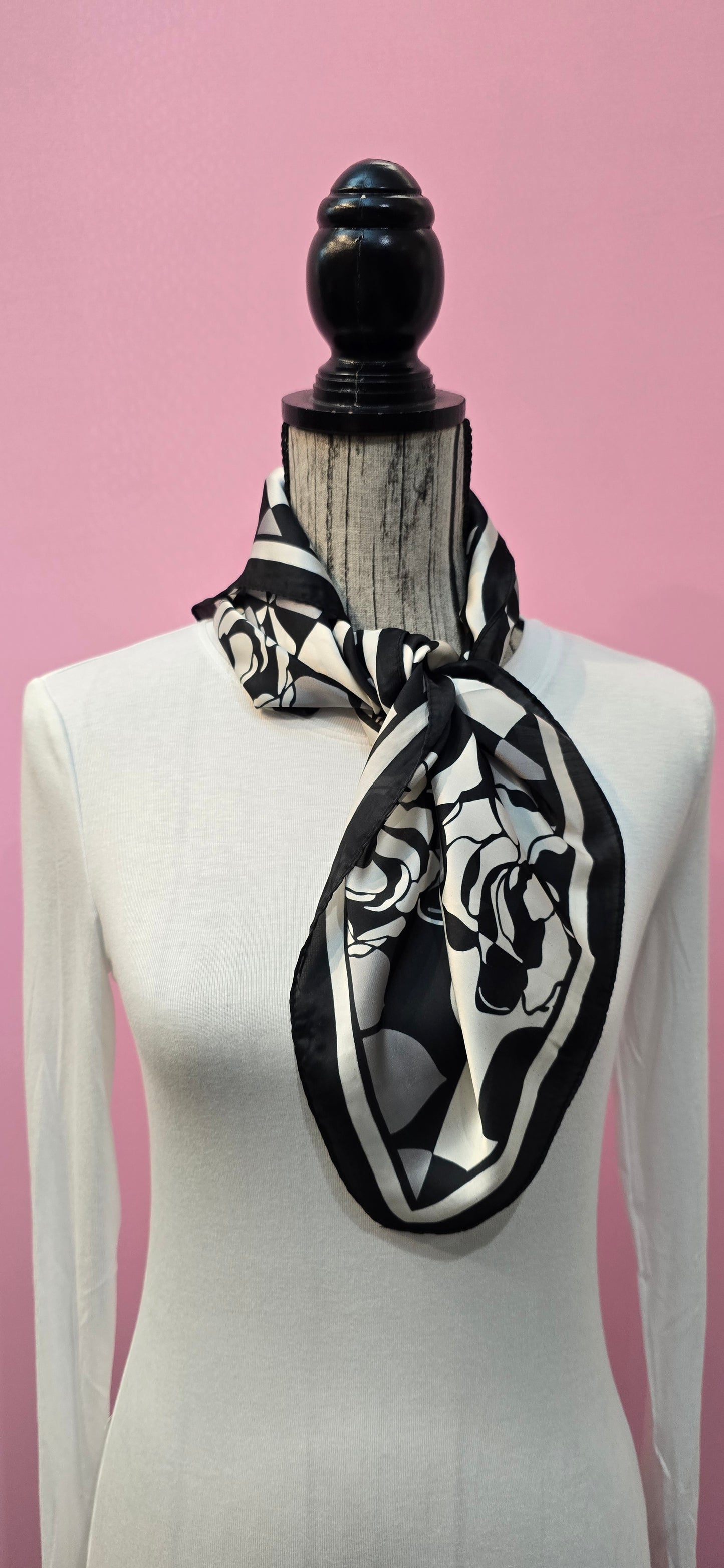 Fazzoletto da collo Rose dark