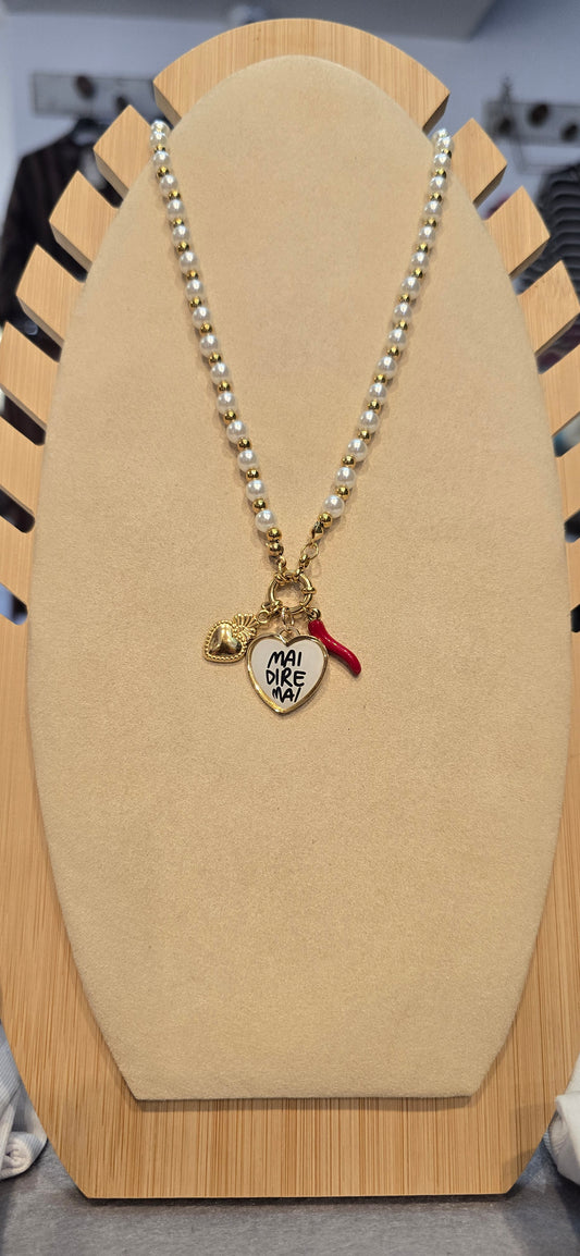 # Collana "MOOD" perle MAI DIRE MAI