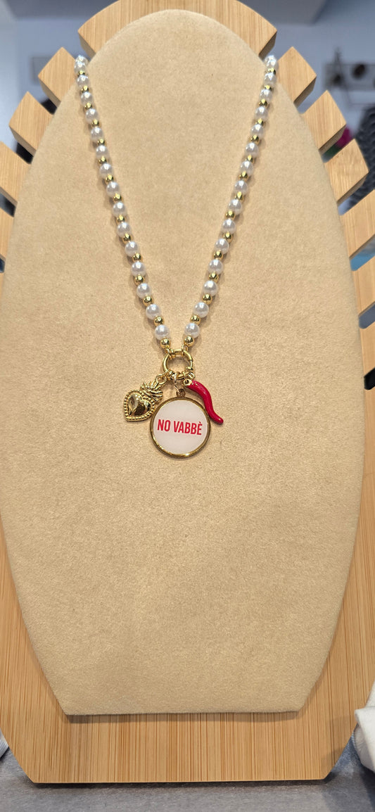 # Collana "MOOD" perle NO VABBÈ