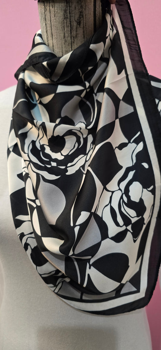 Fazzoletto da collo Rose dark