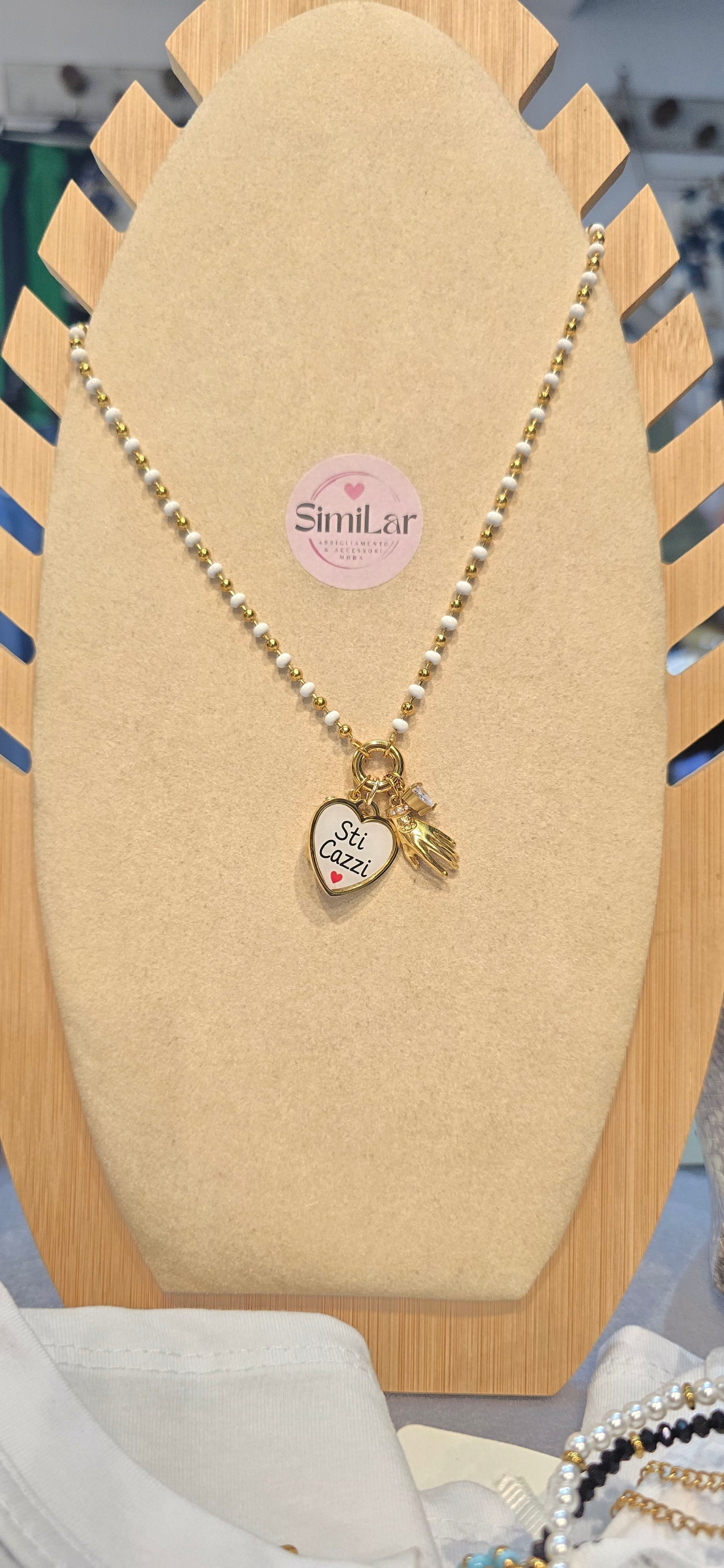 # Collana MOOD pallini"sti caxxi"