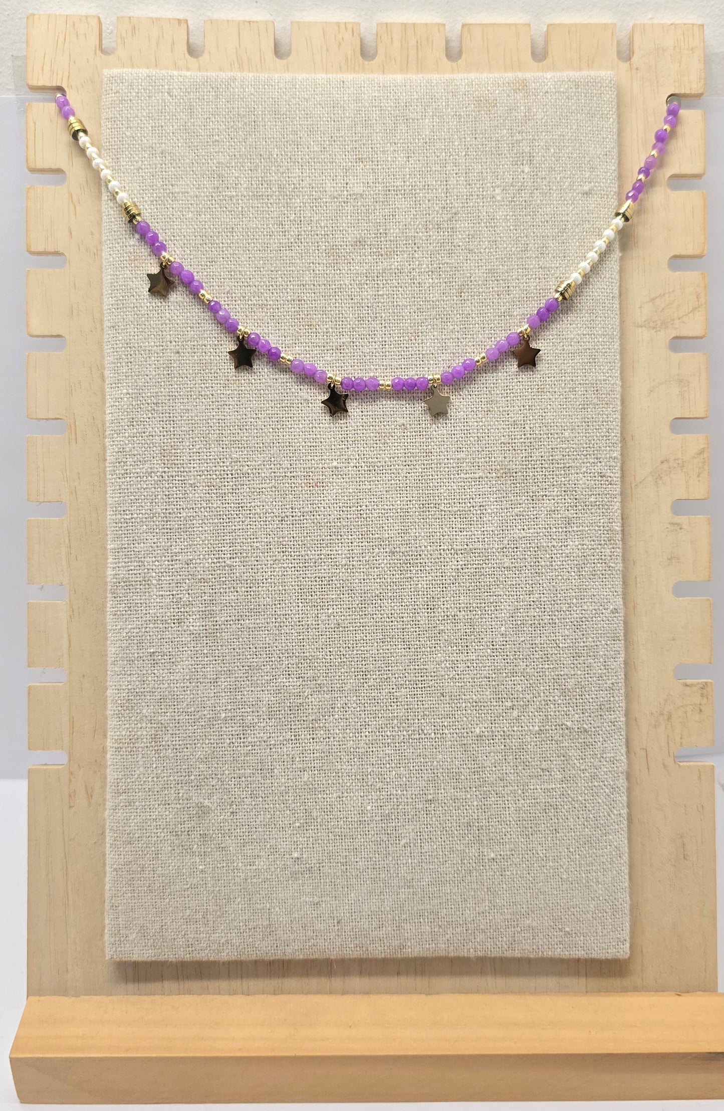 @ Girocollo perline viola