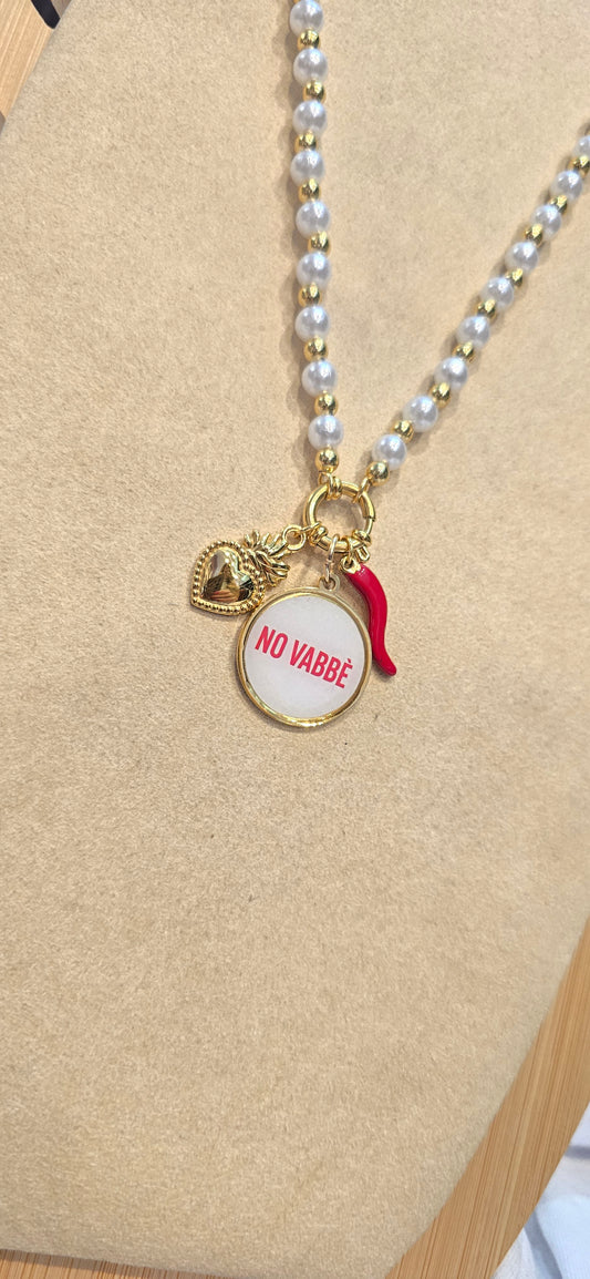 # Collana "MOOD" perle NO VABBÈ