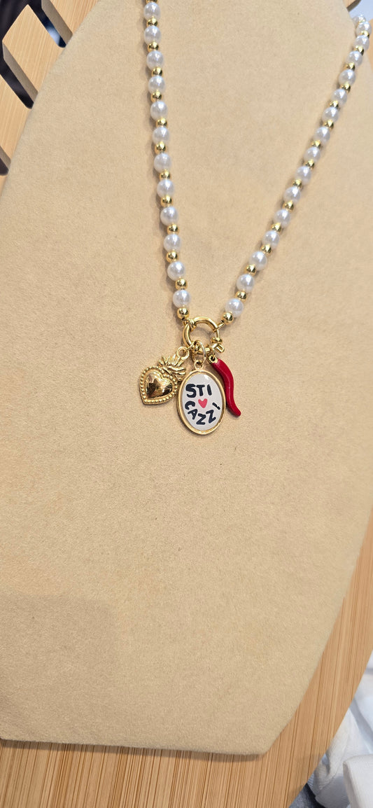 # Collana "MOOD" perle STI CAZZI