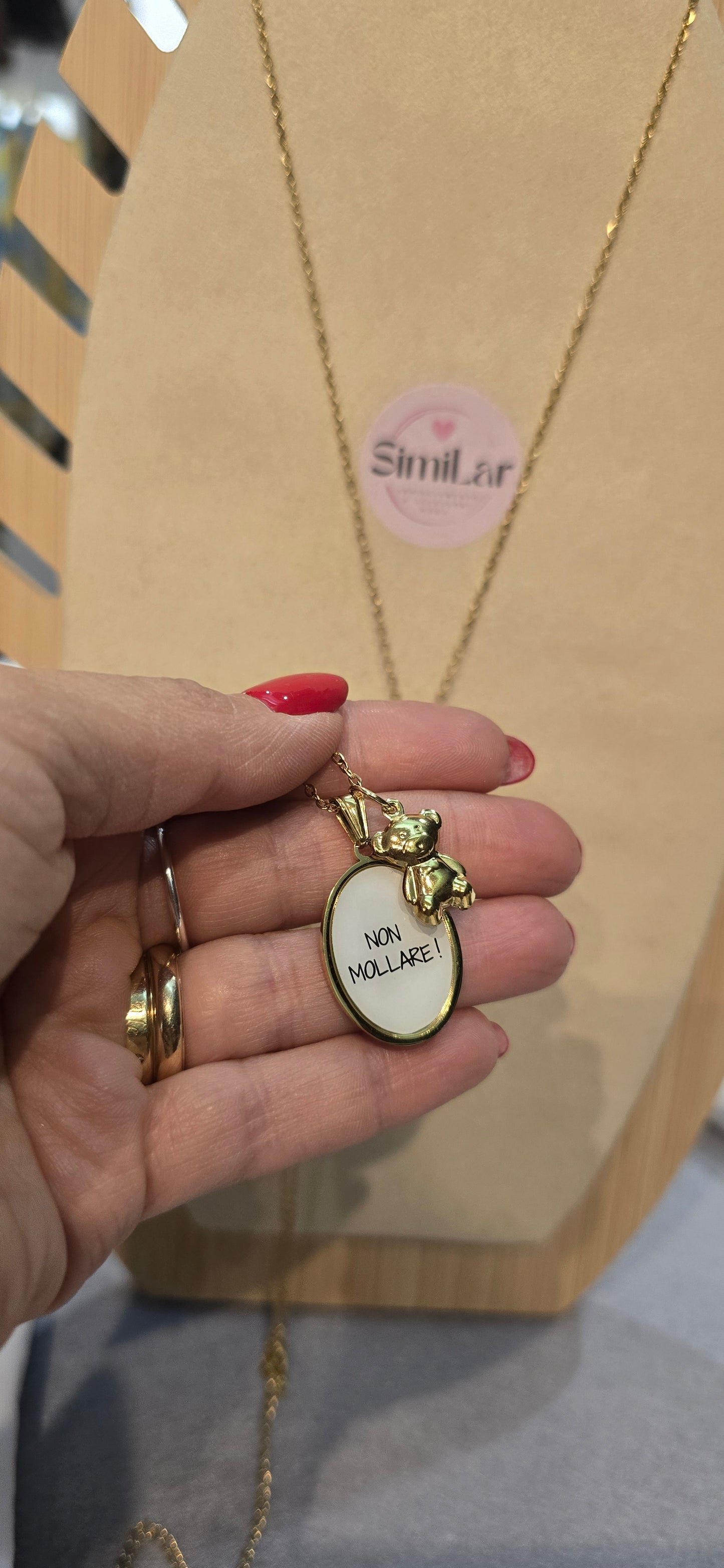 @ Collana MOOD catena "non mollare"