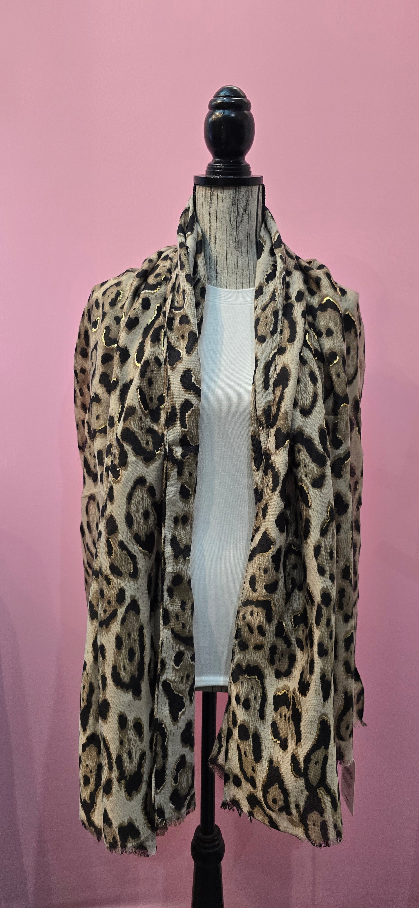 Foulard Sahara tortora