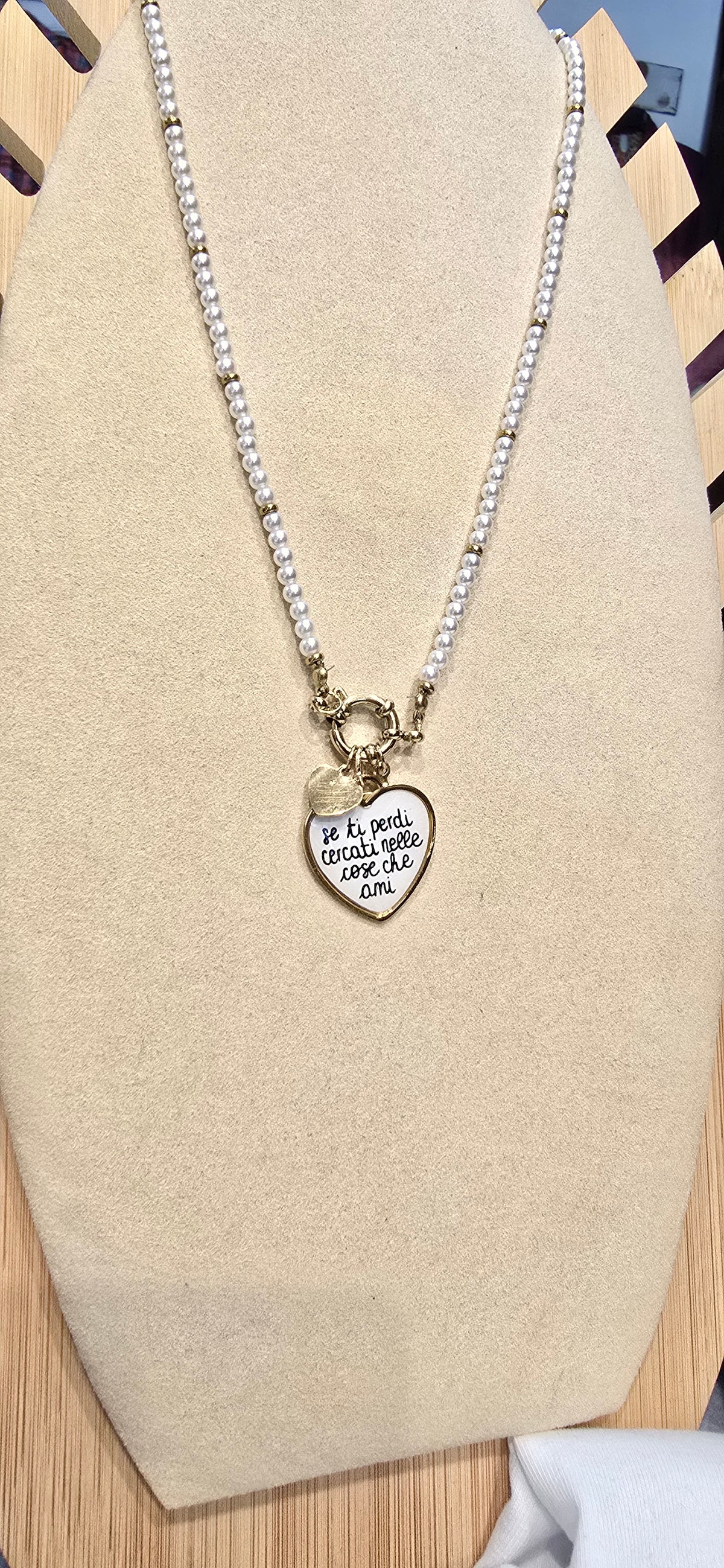 # Collana "MOOD" perline  SE TI PERDI