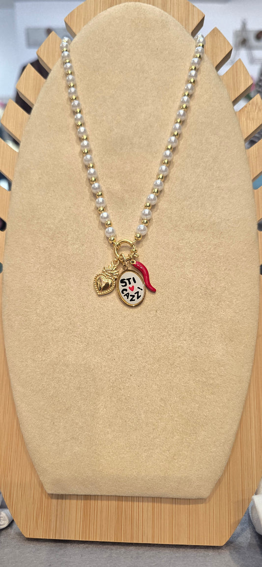 # Collana "MOOD" perle STI CAZZI