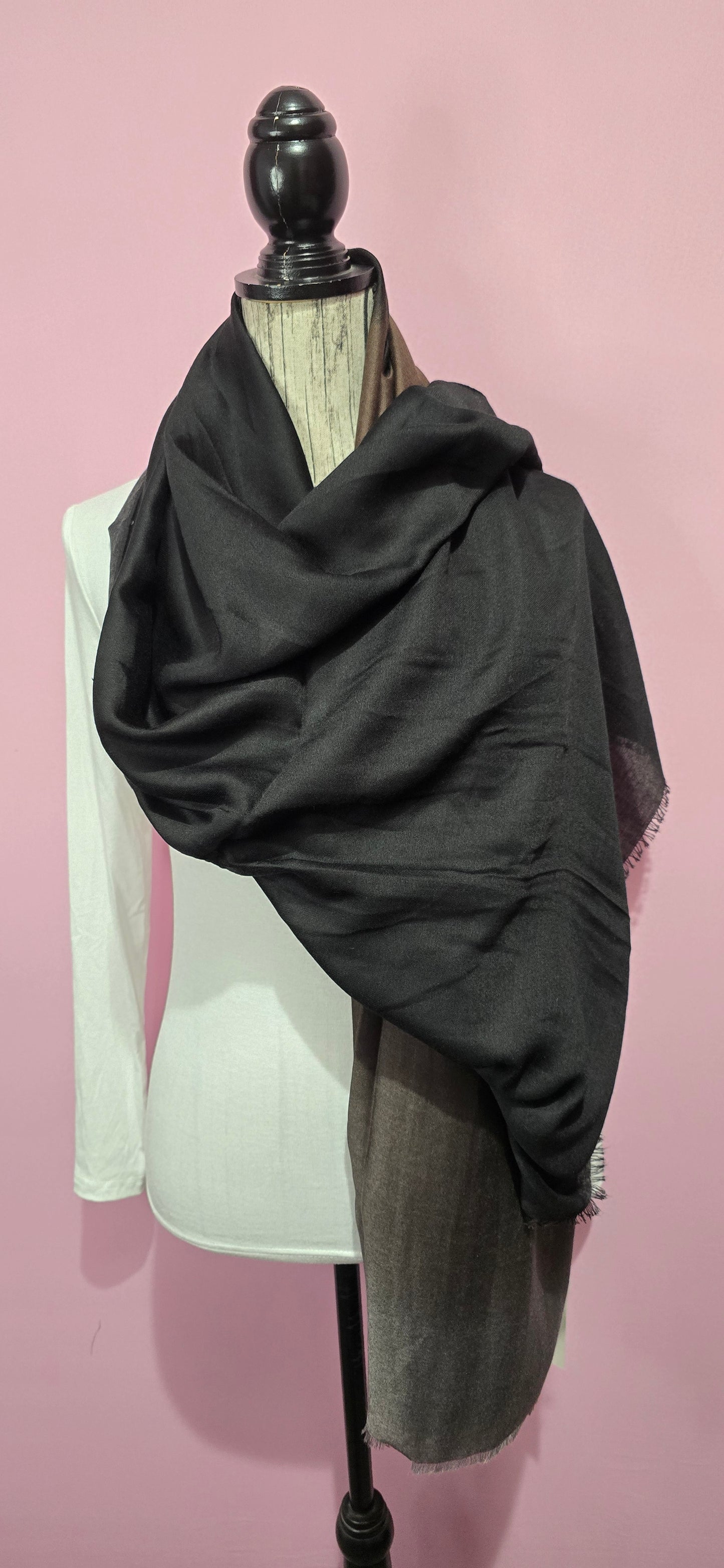 Foulard sfumature nero