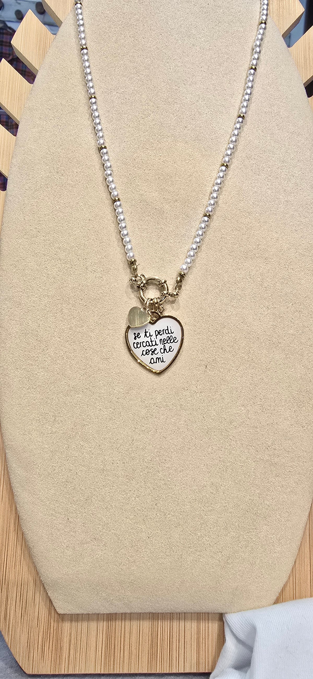 # Collana "MOOD" perline  SE TI PERDI