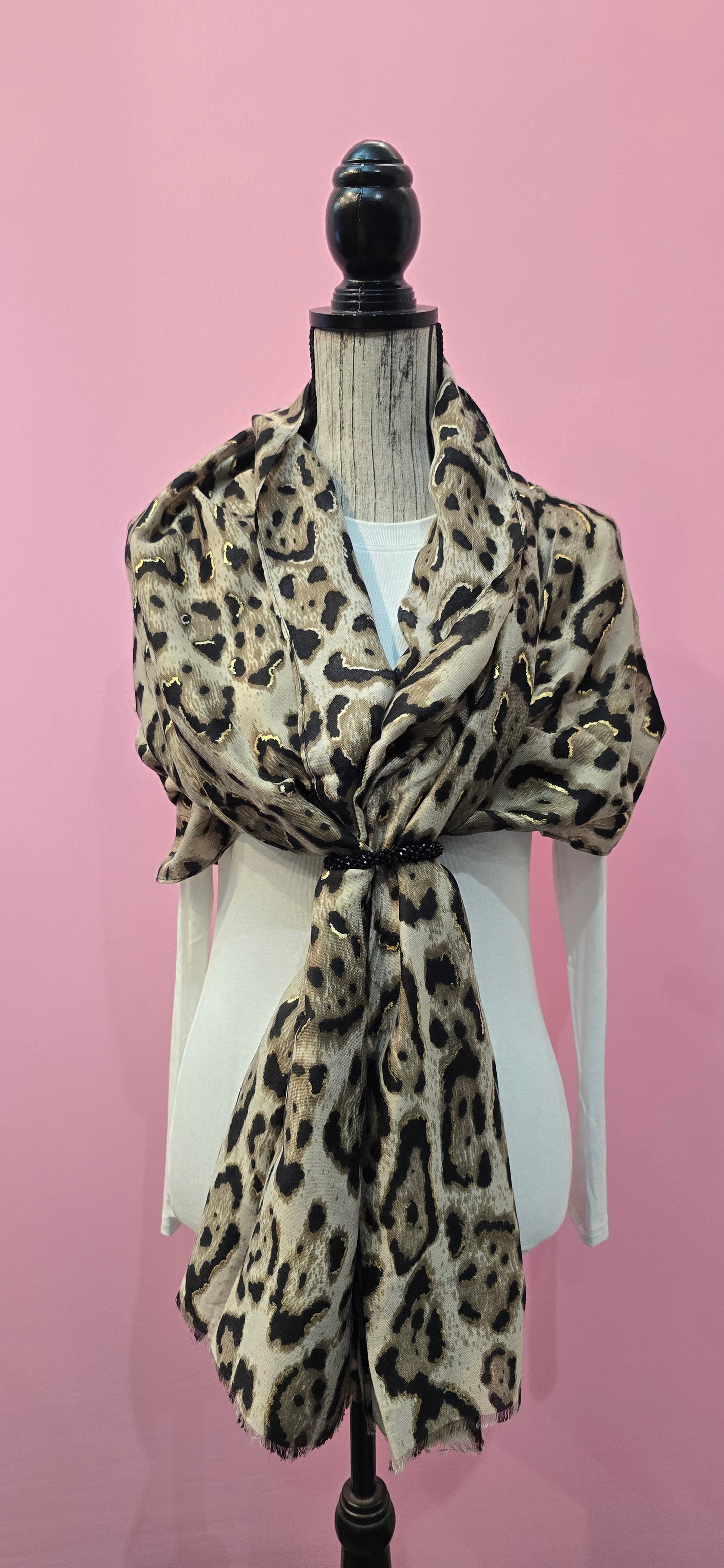 Foulard Sahara tortora