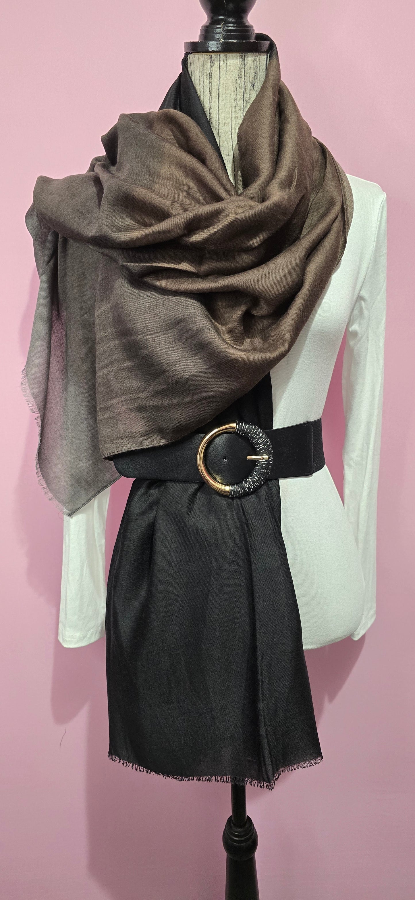 Foulard sfumature nero