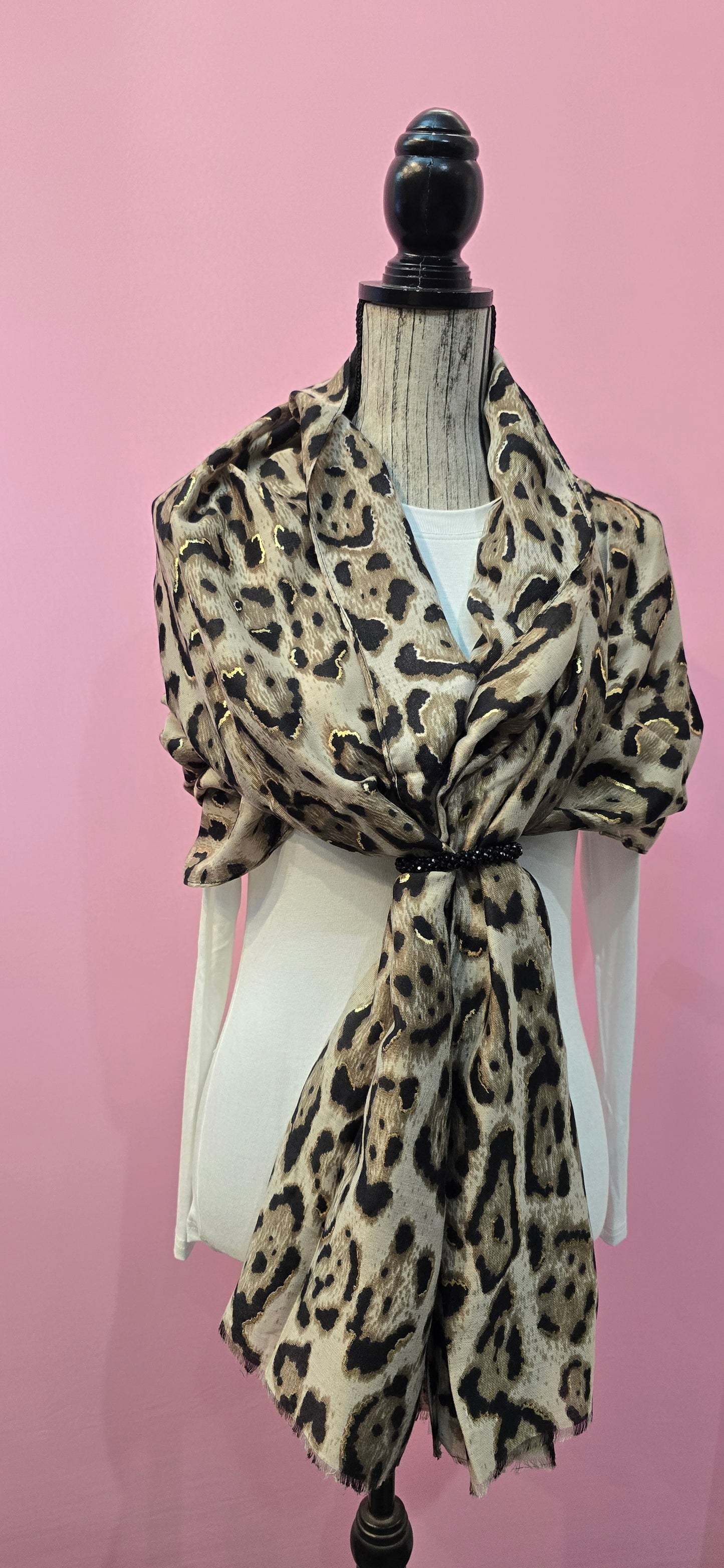 Foulard Sahara tortora