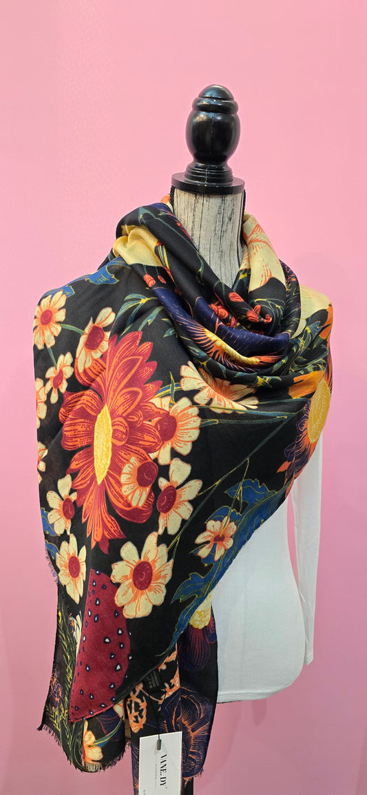 Foulard Fiori d'inverno