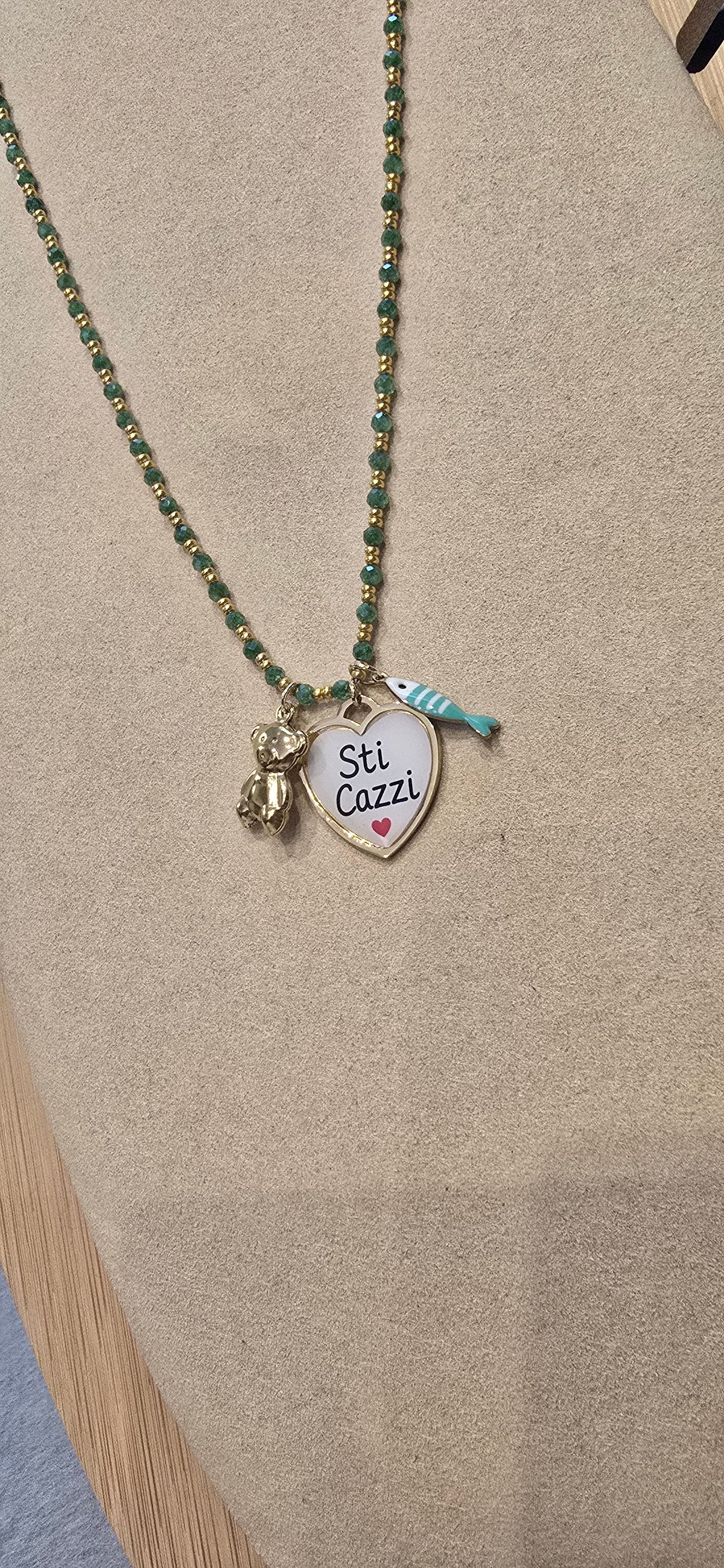 @ Collana CRISTALLINI verde " sti caxxi"