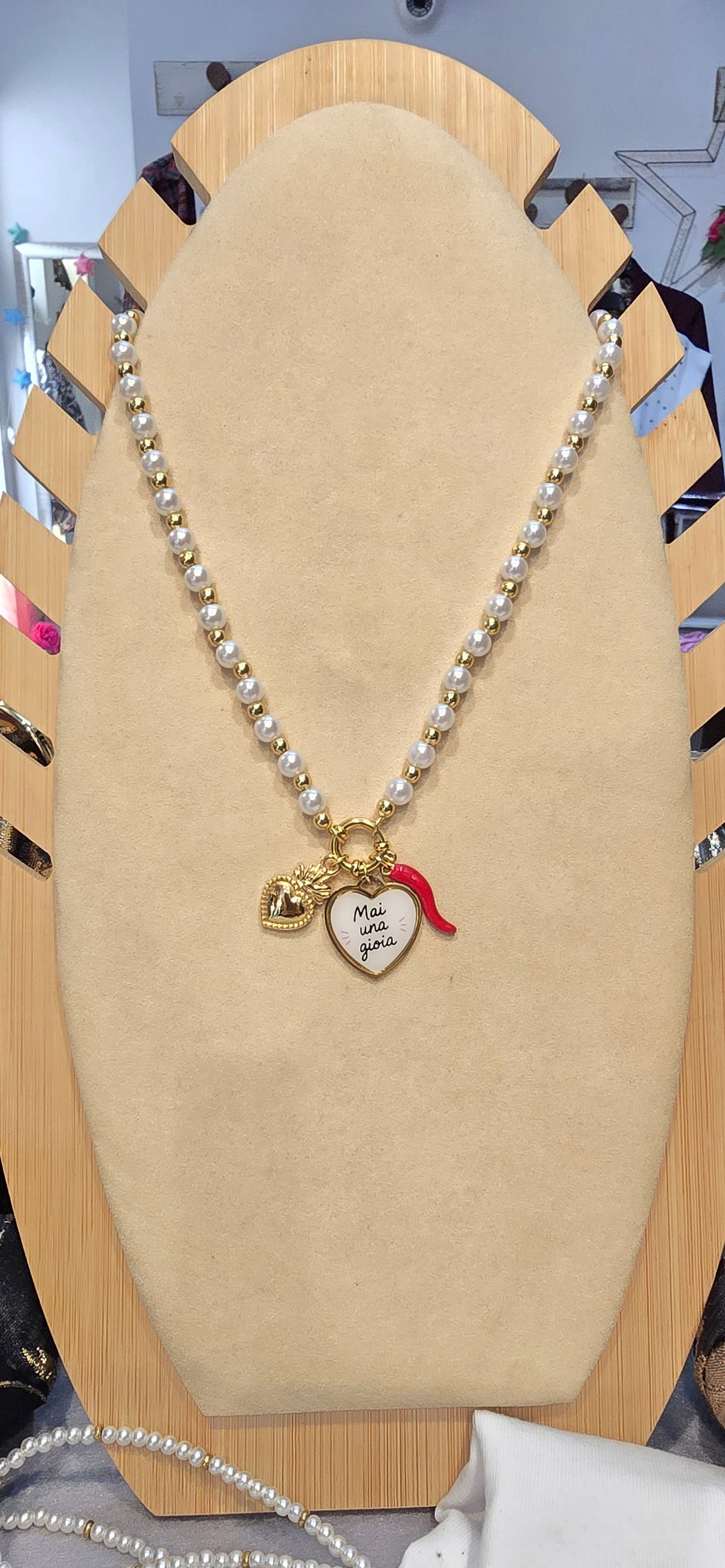 # Collana "MOOD" perle MAI NA GIOIA